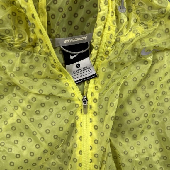 NIKE USA London 2012 Olympic Translucent Volt Windbreaker Jacket SMALL - Picture 2 of 6